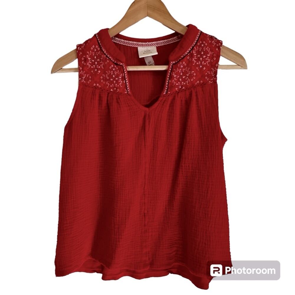 Knox rose‎ women’s blouse xs red